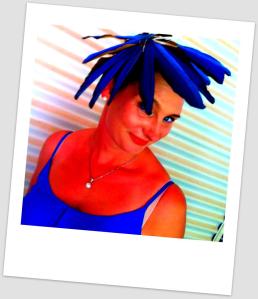 Jane wearing Bluestar at Broome Ladies Day 2012