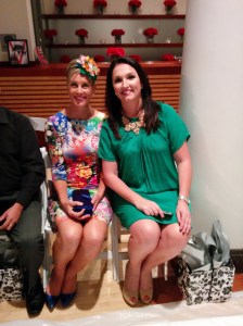 Karen and Holly at Flic's show